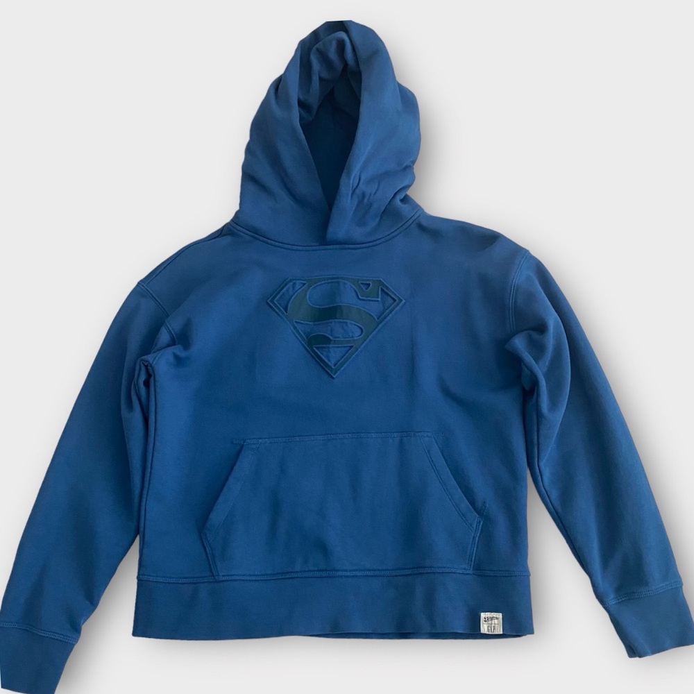 Gap Kids DC Youth Kids Hoodie Sweatshirt XL Superman Soft Hooded Pullover